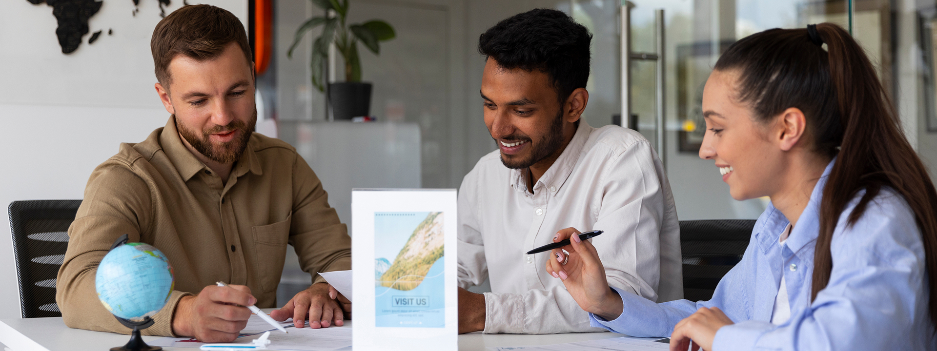 Image of a sponsor signing an immigration undertaking.
