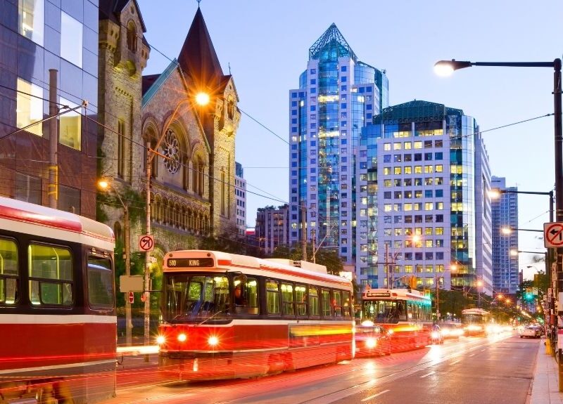 Street Scene Toronto Canada