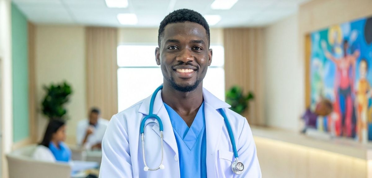 Pic of smiling doctor OINP Self Employed Physician 